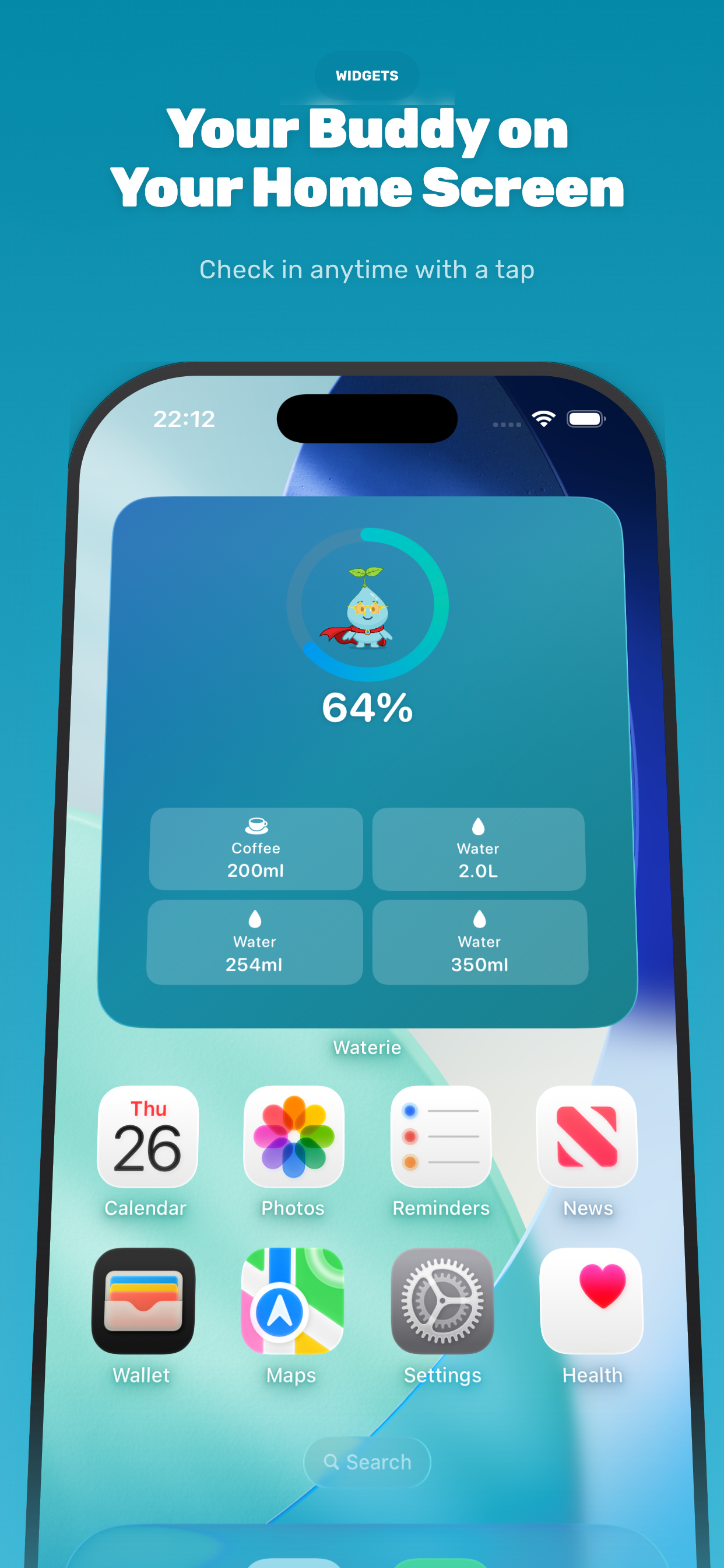 Your Buddy on Your Home Screen — iOS widget showcase