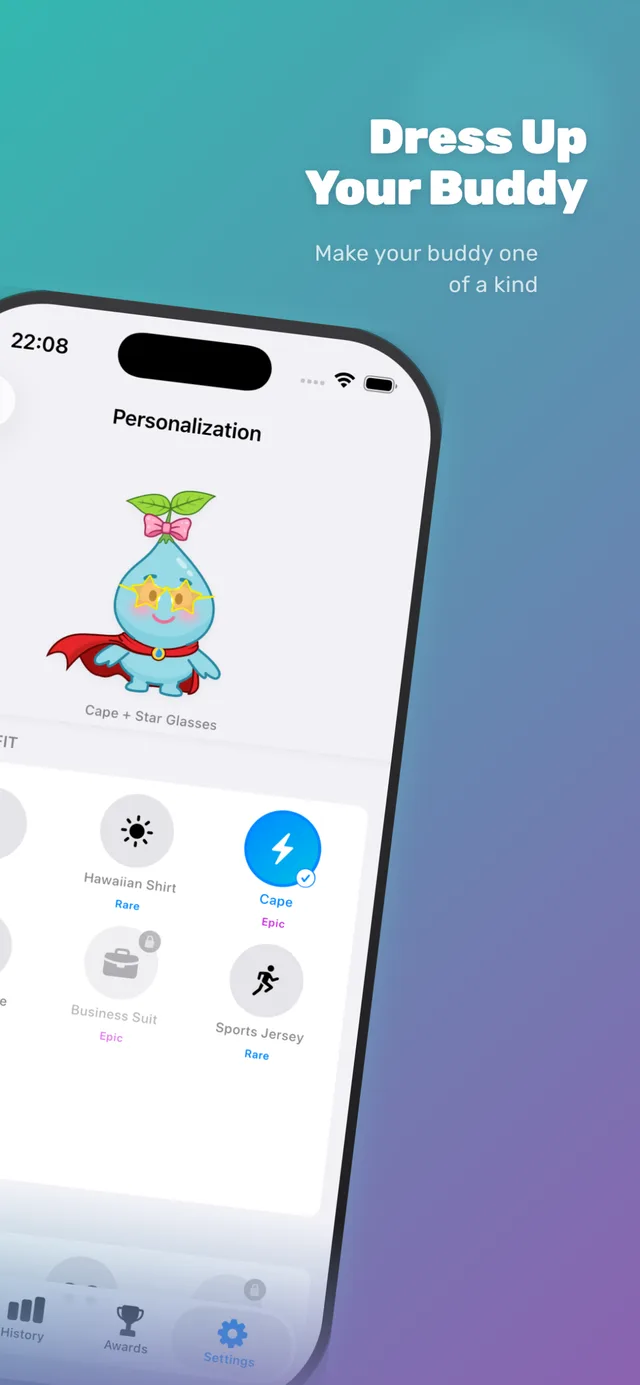 Dress Up Your Buddy — Mascot personalization and cosmetics